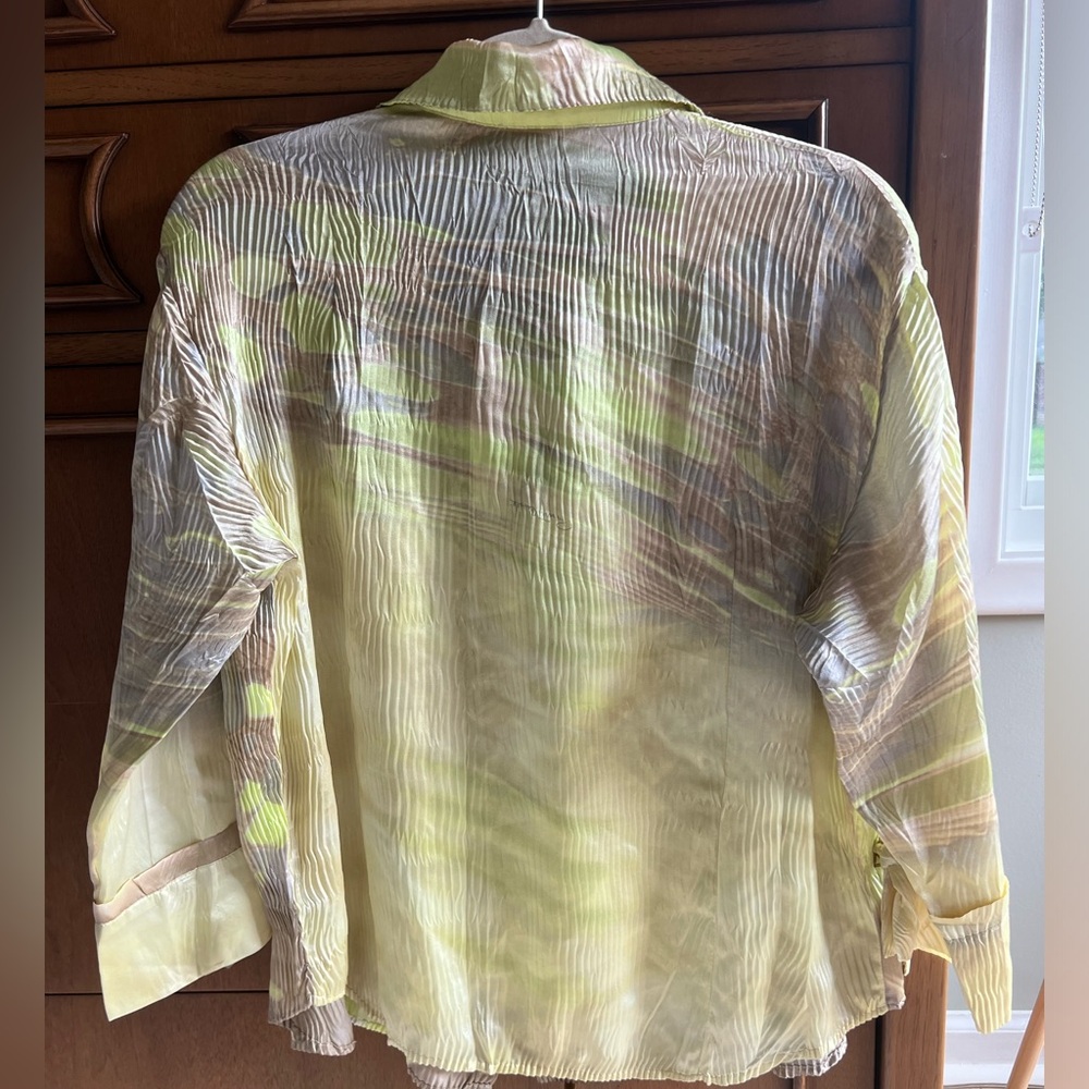 Roberto Cavali Silk Button Down Top Y2k - image 6